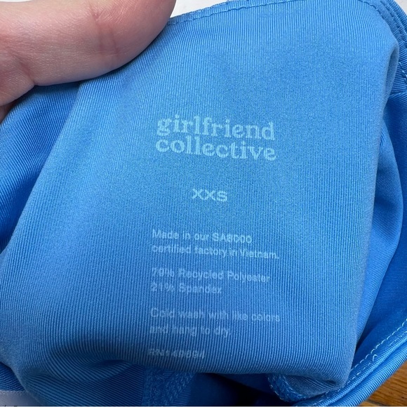 girlfriend collective blue Compressive High-Rise Legging size XXS - Picture 4 of 6